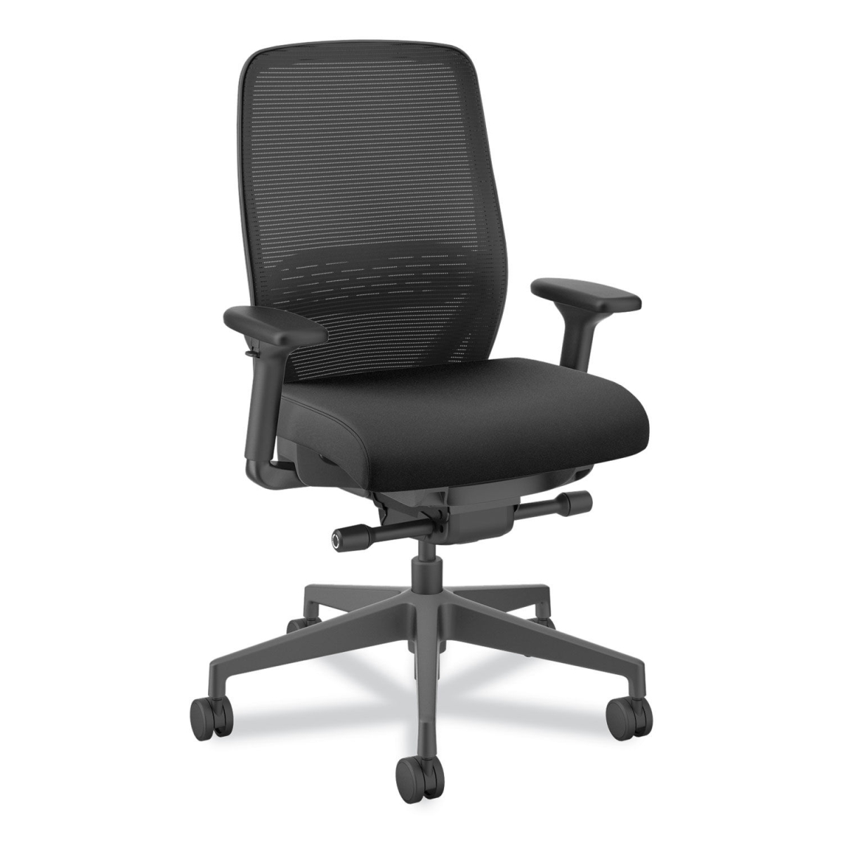 NR12SAMC10BT Nucleus Series Recharge Task Chair, Black