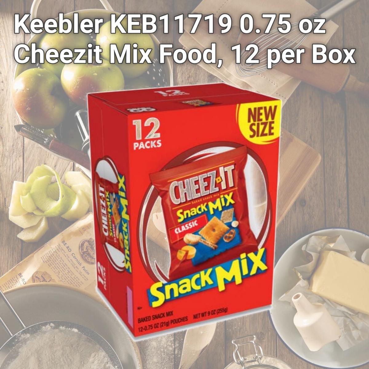 Picture of Keebler KEB11719 0.75 oz Cheezit Mix Food, 12 per Box