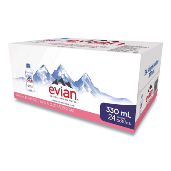 UPC 079298112610 - (Pack of 4) evian Natural Spring Water, 330 ML bottles,  6 Count