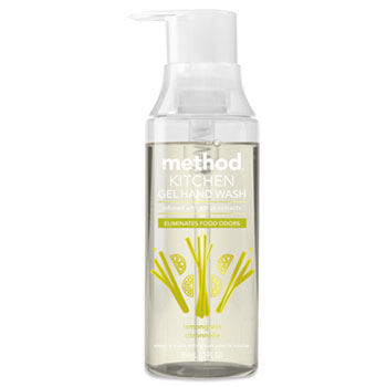 Method Products Mth01727 12 Oz Kitchen Gel Clear Hand Wash, Lemongrass - Clear