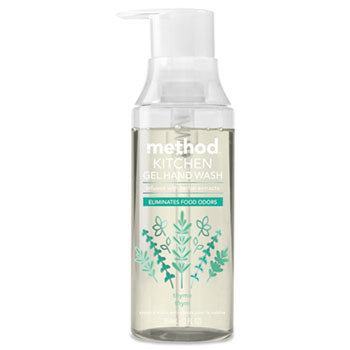 Method Products Mth01739 12 Oz Kitchen Gel Clear Hand Wash, Thyme - Clear