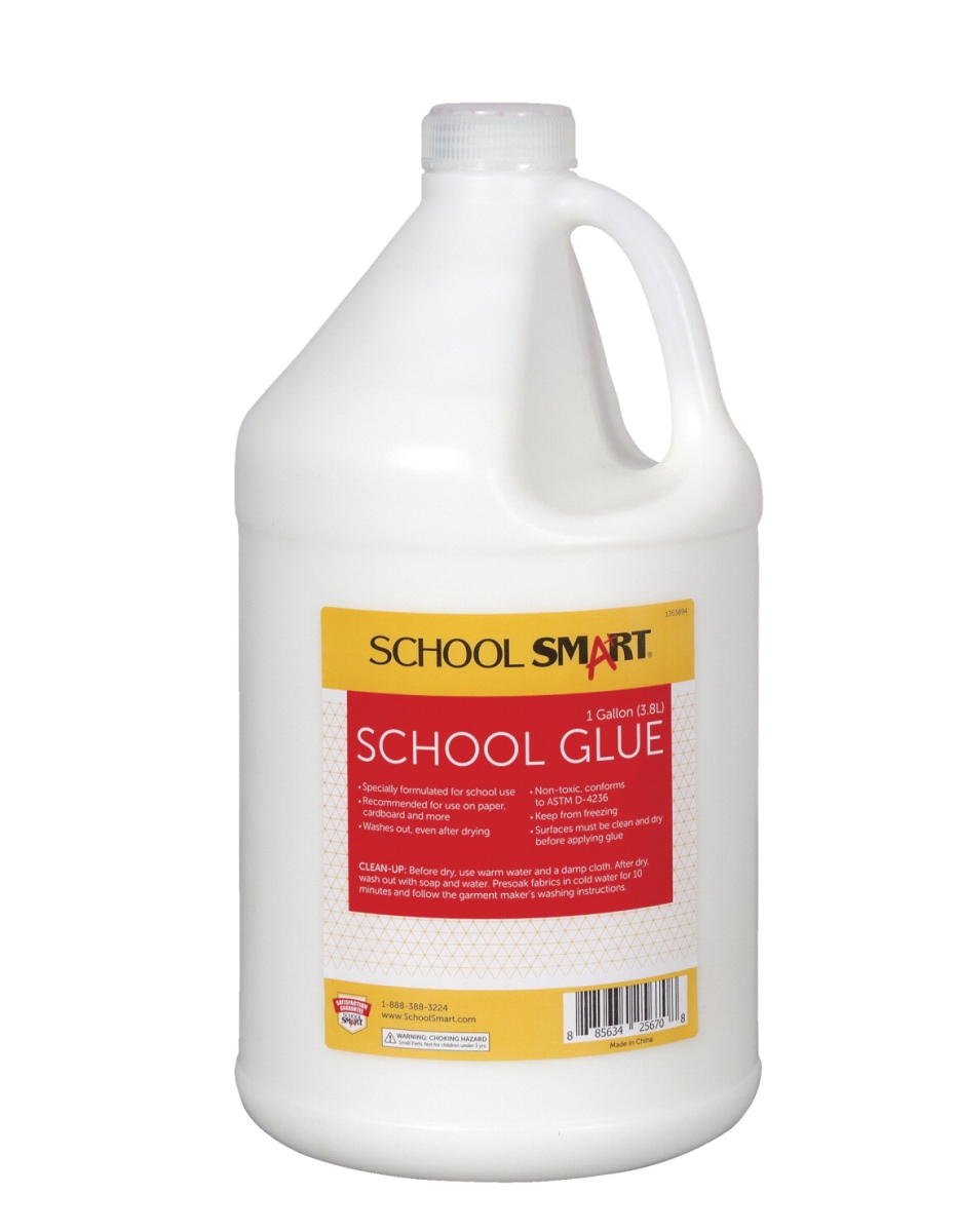 1565727 Washable School Glue, 1 Gal Bottle, White