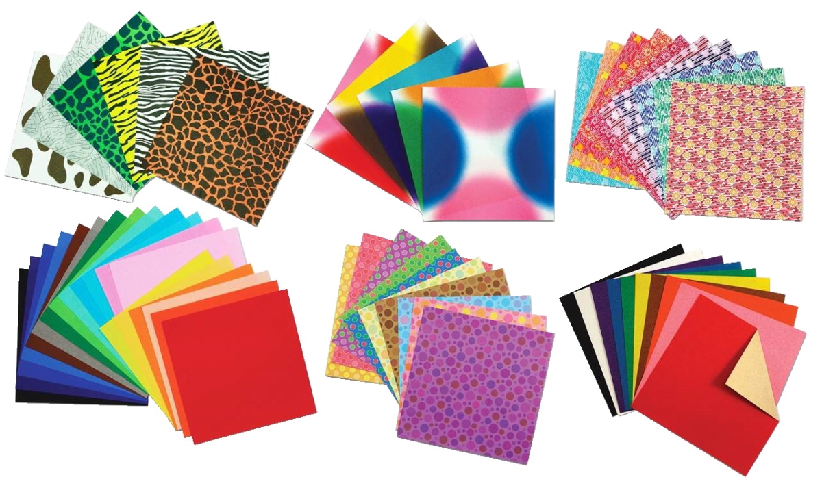 1542714 Origami Paper School Pack, Assorted Colors, 247 Sheets