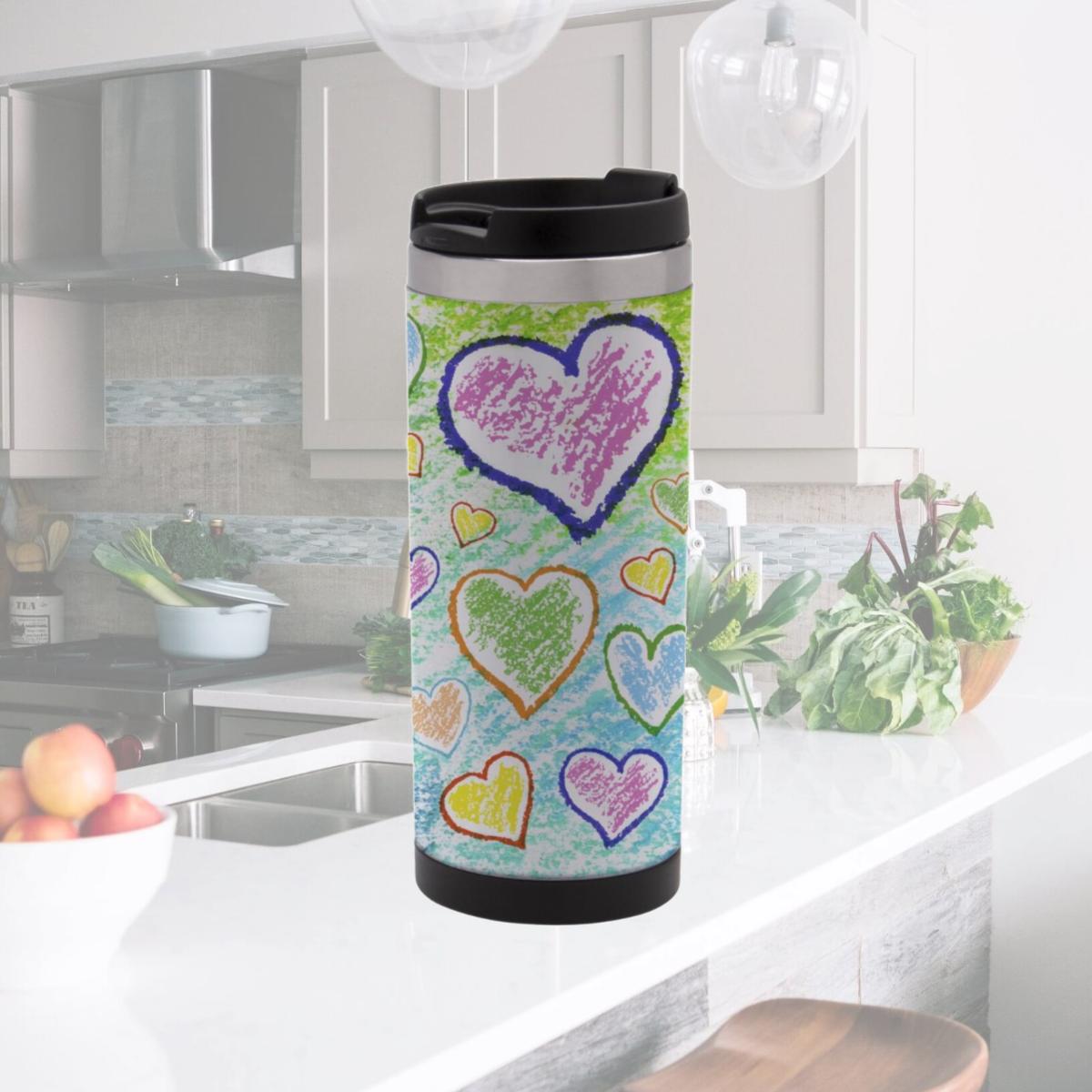 Picture of Neil Enterprises 1592282 School Specialty Stainless Steel Tumbler, 12 oz
