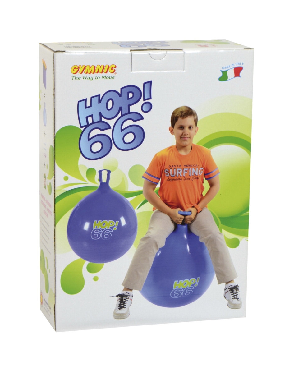 008995 Gymnic Giant Hop 66 Spring Ball, Blue