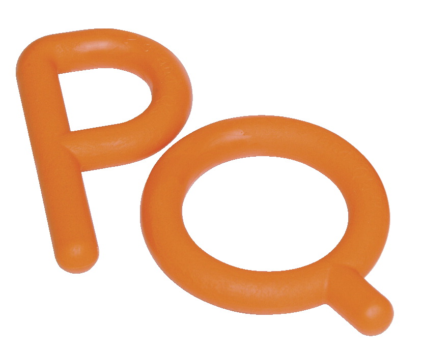 020541 Speech Pathology P & Q Chewy Tube Set, Orange, Set Of 2