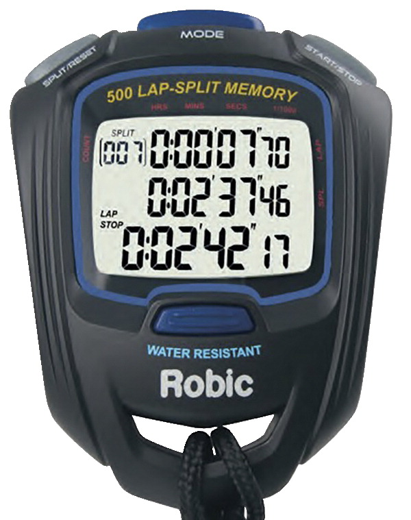 1592974 Robic 500 Dual Memory Data Log Stopwatch