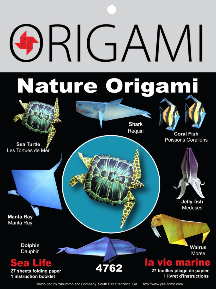 1593173 Nature Origami Paper, Sea Life, 6 X 6 In. - 21 Sheets