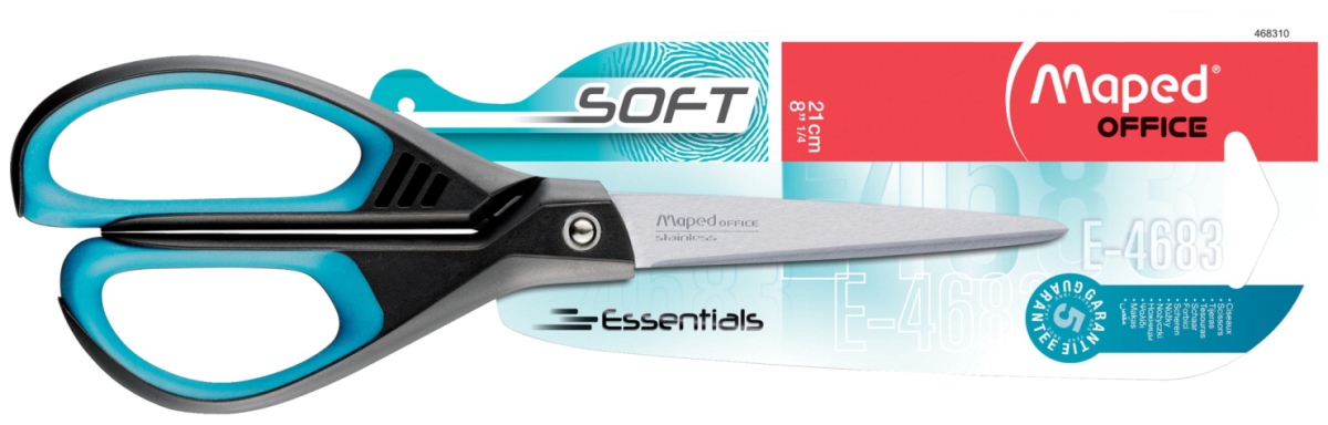 Helix Usa 1593179 Essentials Soft Handle Scissors, 8 In.