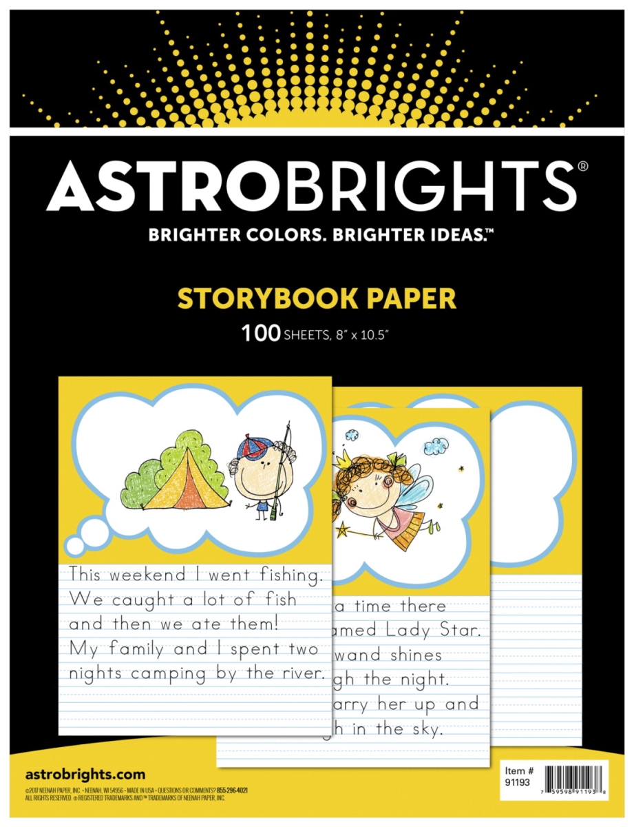 1590494 Astrobrights Storybook Paper, 8.5 X 10.5 In. - 100 Sheets