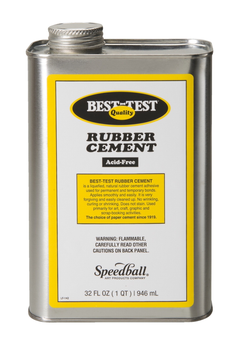 Best Test 1589721 Brush In Cap Rubber Cement