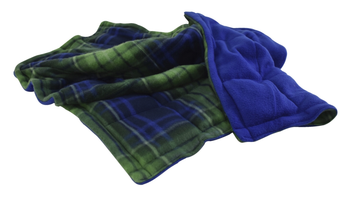 1604782 Weighted Plaid Blanker - Large