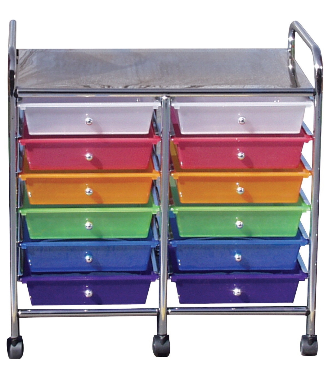 335905 Early Childhood Resources Mobile Organizer, 25.5 X 15.5 X 26.25 In., Multiple Color