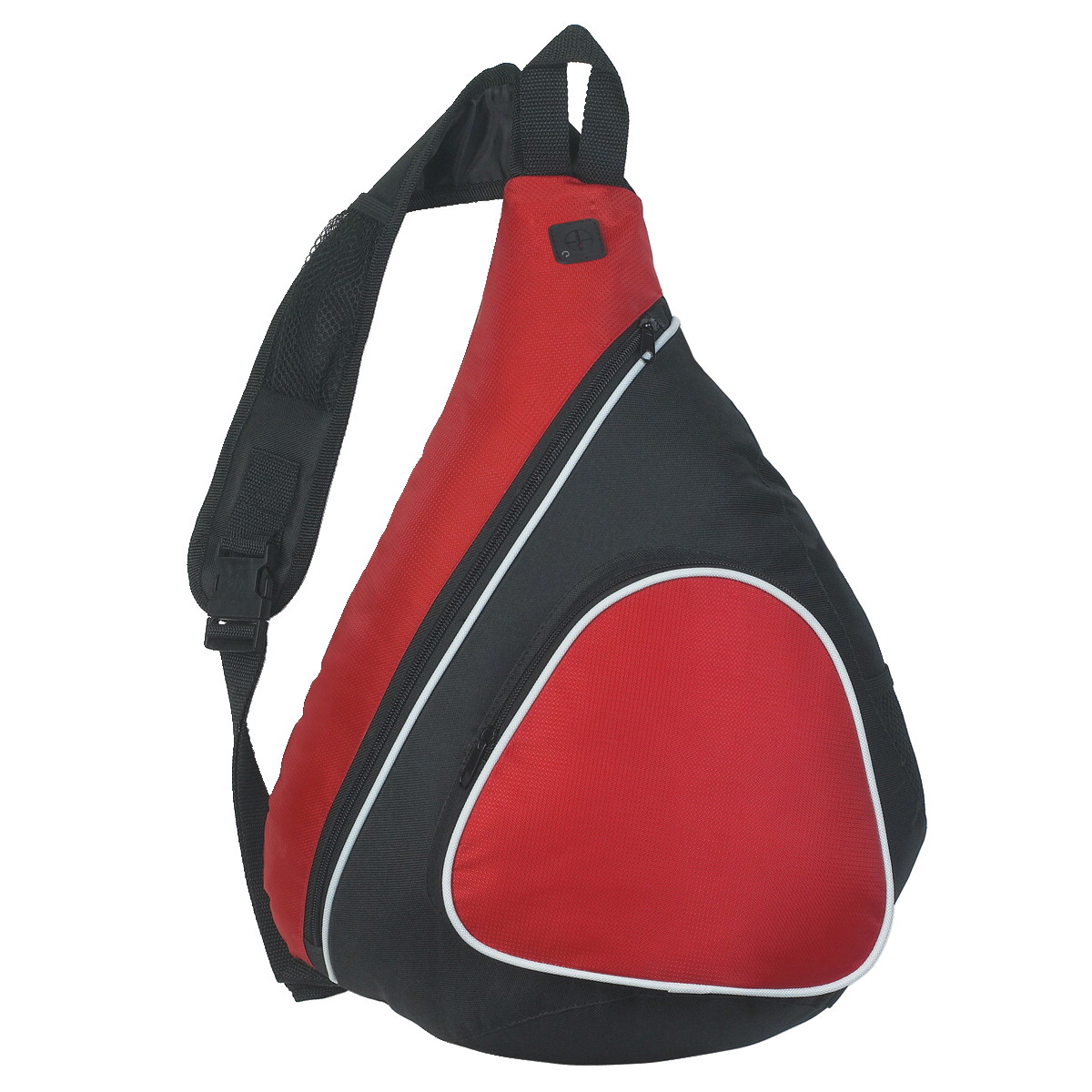 Sling Backpack Polyester & Nylon - 13 X 19 In. - Black & Red