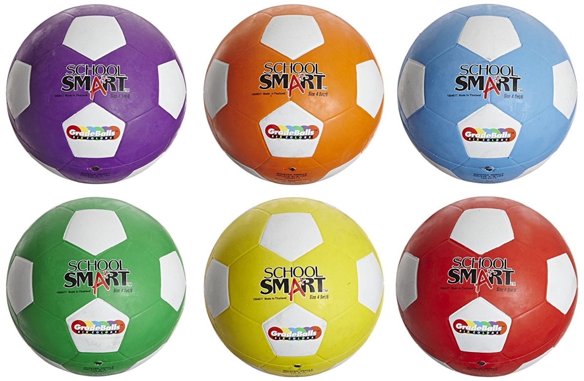 1602513 Ball Soccer Ball Size 3 Rubber, Set Of 6