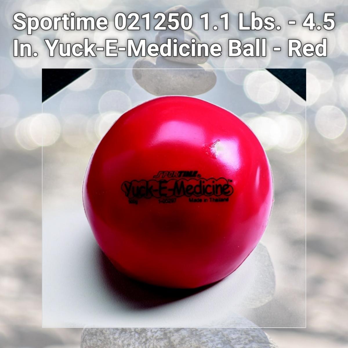 Picture of Sportime 021250 1.1 Lbs. - 4.5 In. Yuck-E-Medicine Ball - Red