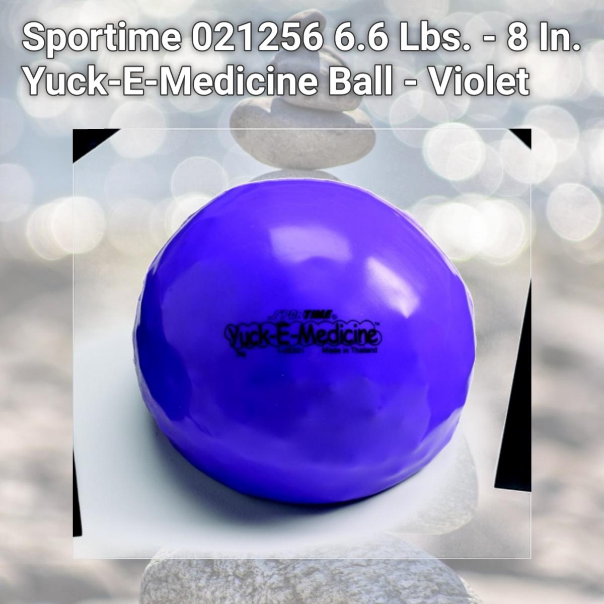Picture of Sportime 021256 6.6 Lbs. - 8 In. Yuck-E-Medicine Ball - Violet