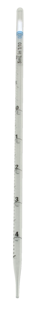 1478192 5 Ml Fda Grade Polystyrene Non-pyrogenic Sterile Serological Pipette, Clear - Pack Of 50