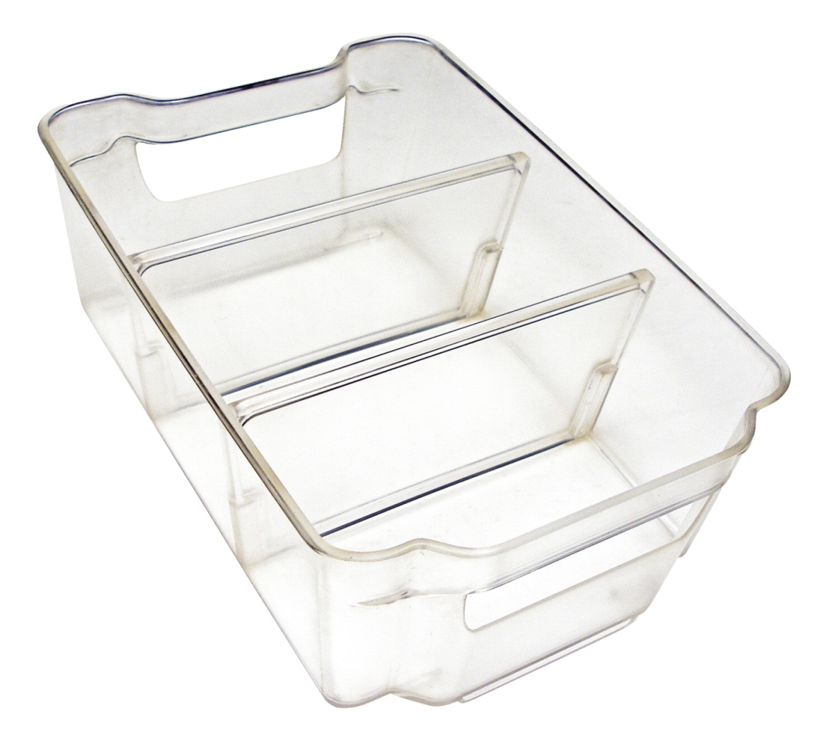 2006381 10.75 X 7 X 3.75 In. Storage Bin With Dividers, Clear