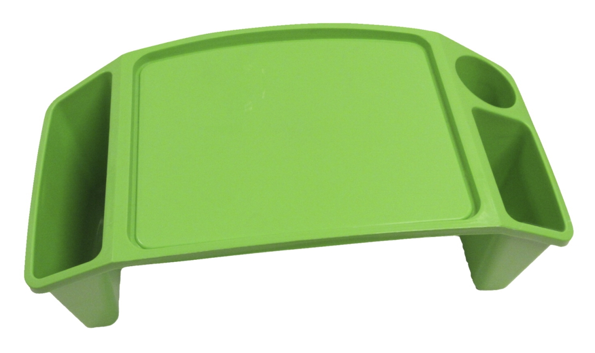 2006380 8 X 21 X 12 In. Stackable Lap Tray, Green