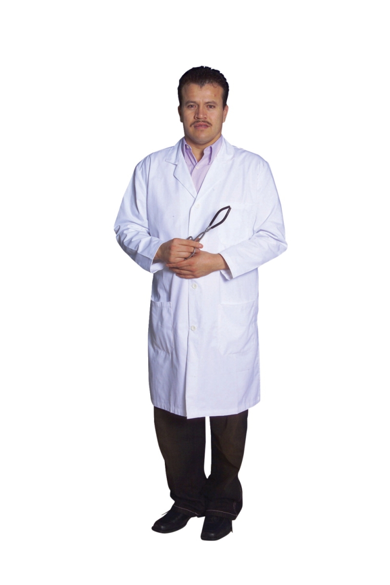 1514526 Mens Lab Coat, White - Size 44 - Large