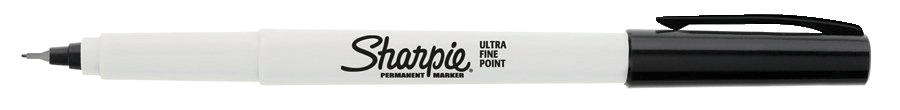 Sharpie 059661 Ultra Fine Point Permanent Marker, Black