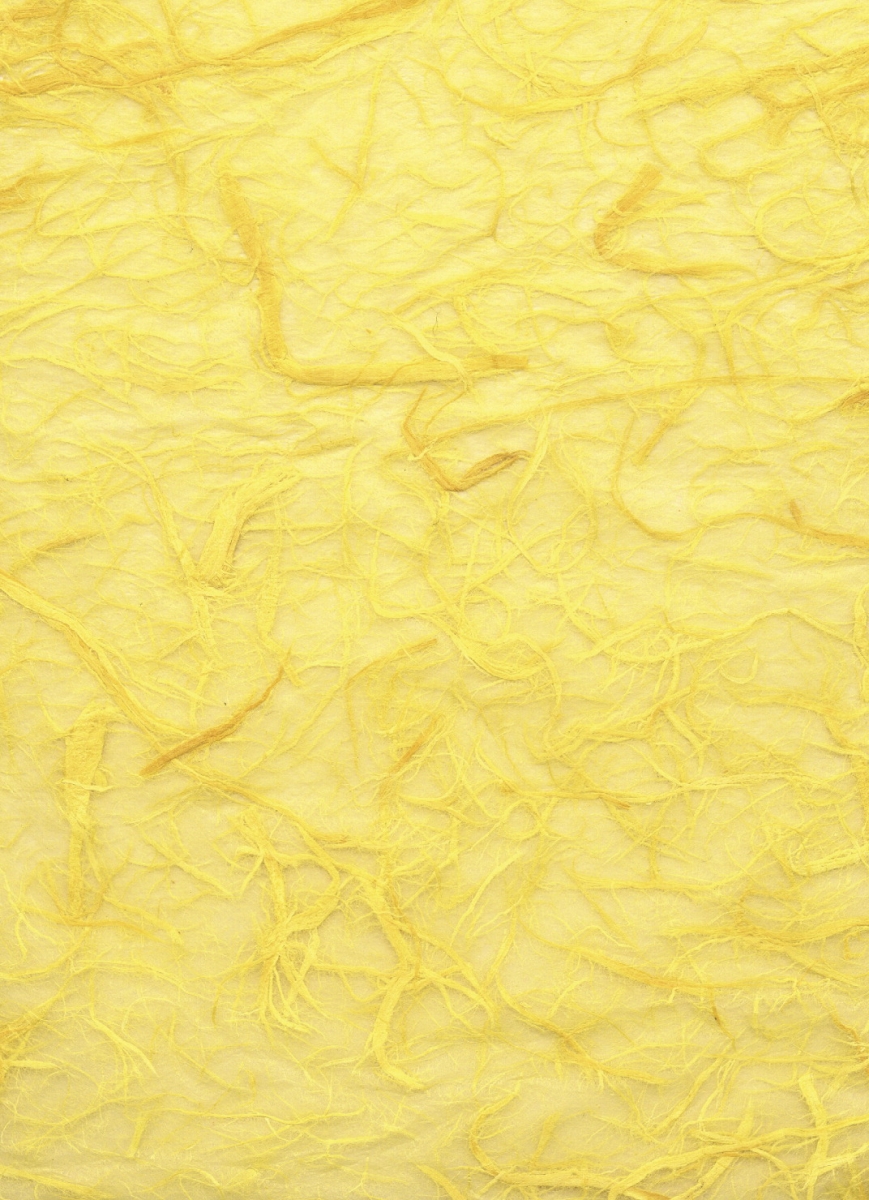 2005644 8.5 X 11 In. Chunky Kozo Paper, Daffodil Yellow - Pack Of 32