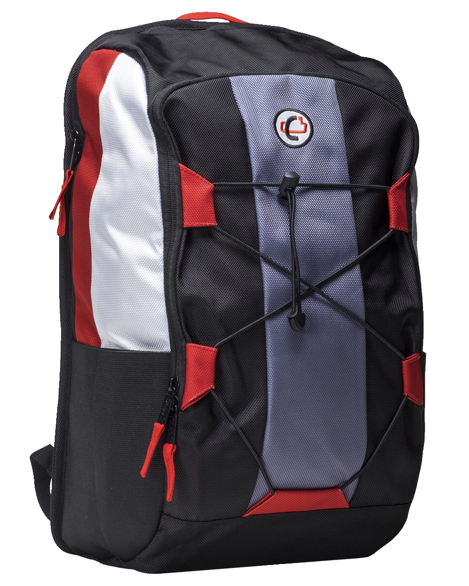2004451 6.25 X 13 X 20 In. X-pack Backpack, Black With Red Trim