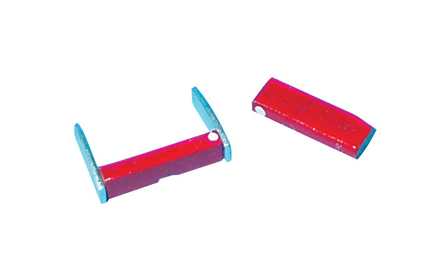 99-6101 1.5 X 0.5 X 0.25 In. Bar Magnet, Red - Pack Of 2
