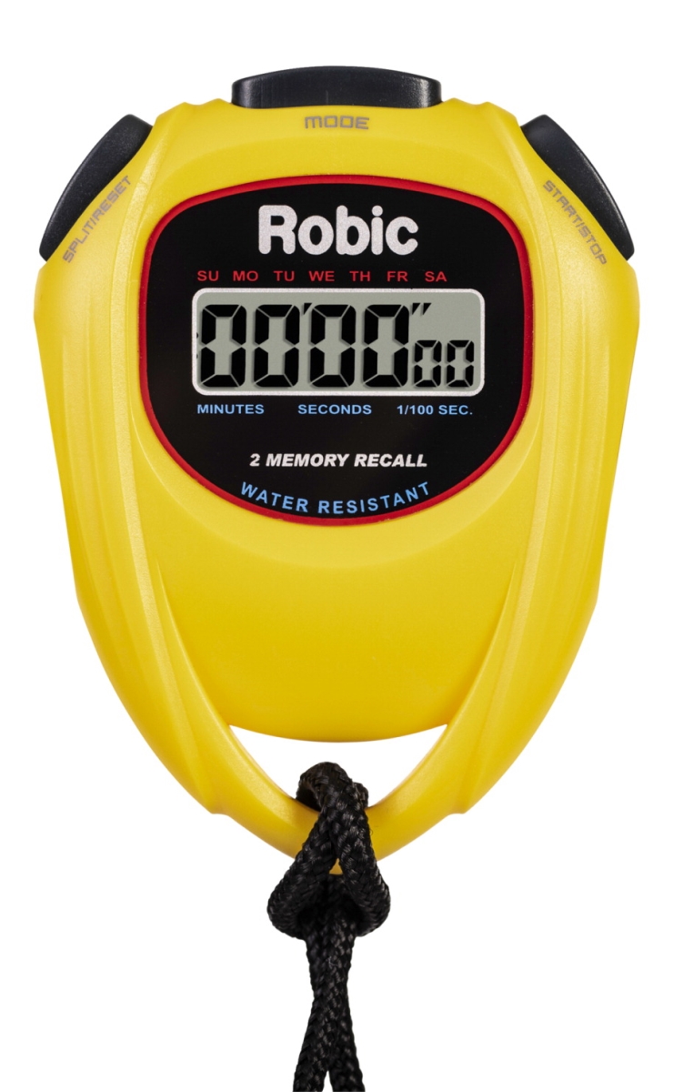 2004926 Sc-429 Water Resistant All Purpose Stopwatch, Yellow