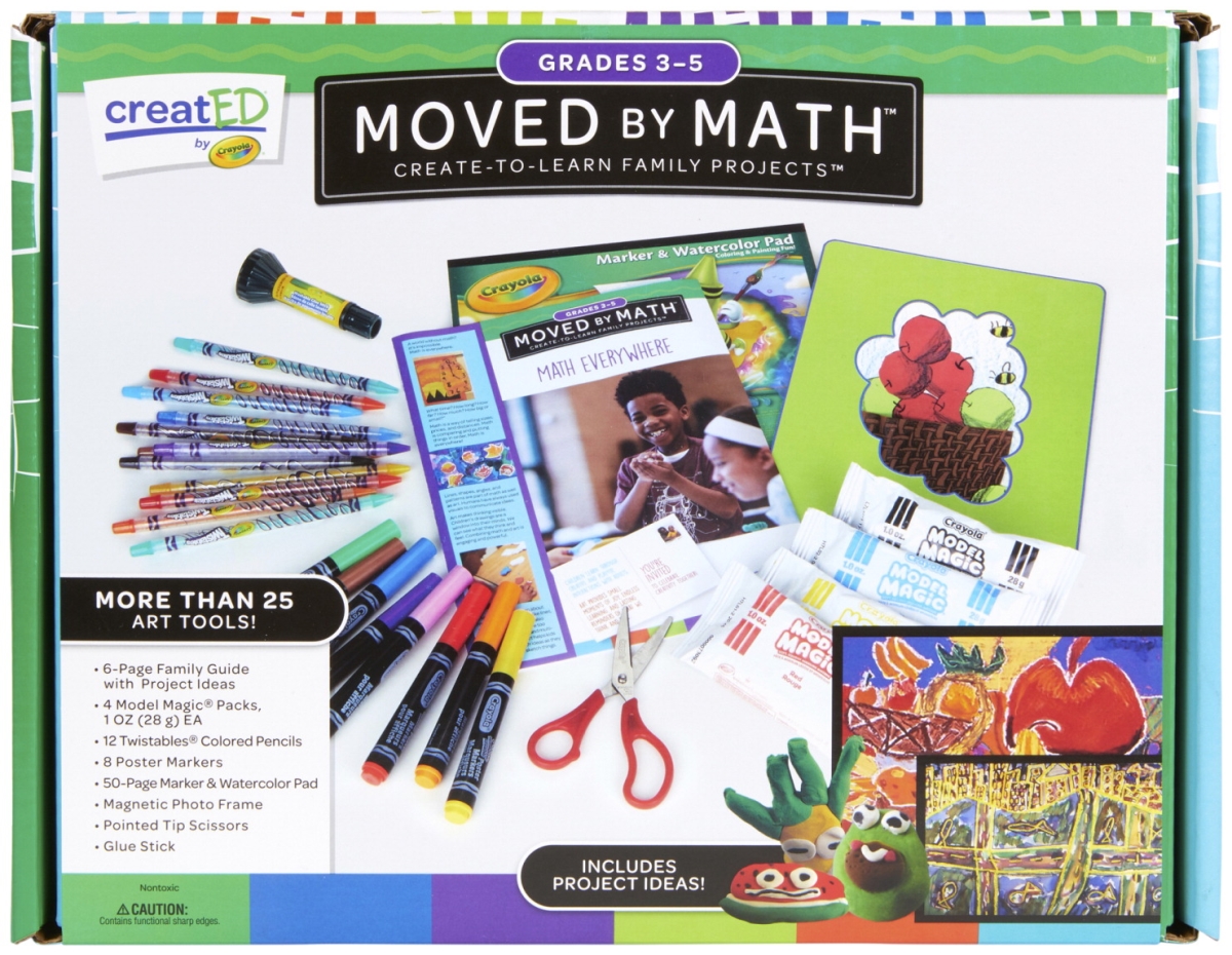Crayola 2013795 Created Family Engagement Kit - Moved By Math - Grade 3 To 5