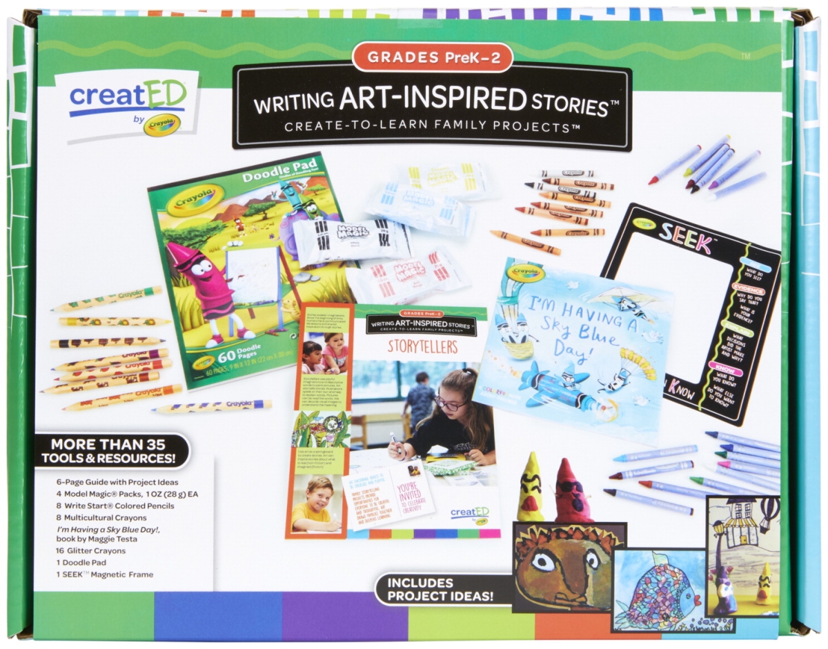 Crayola 2013797 Created Family Engagement Kit - Writing Art-inspired Stories - Grade Prek To 2