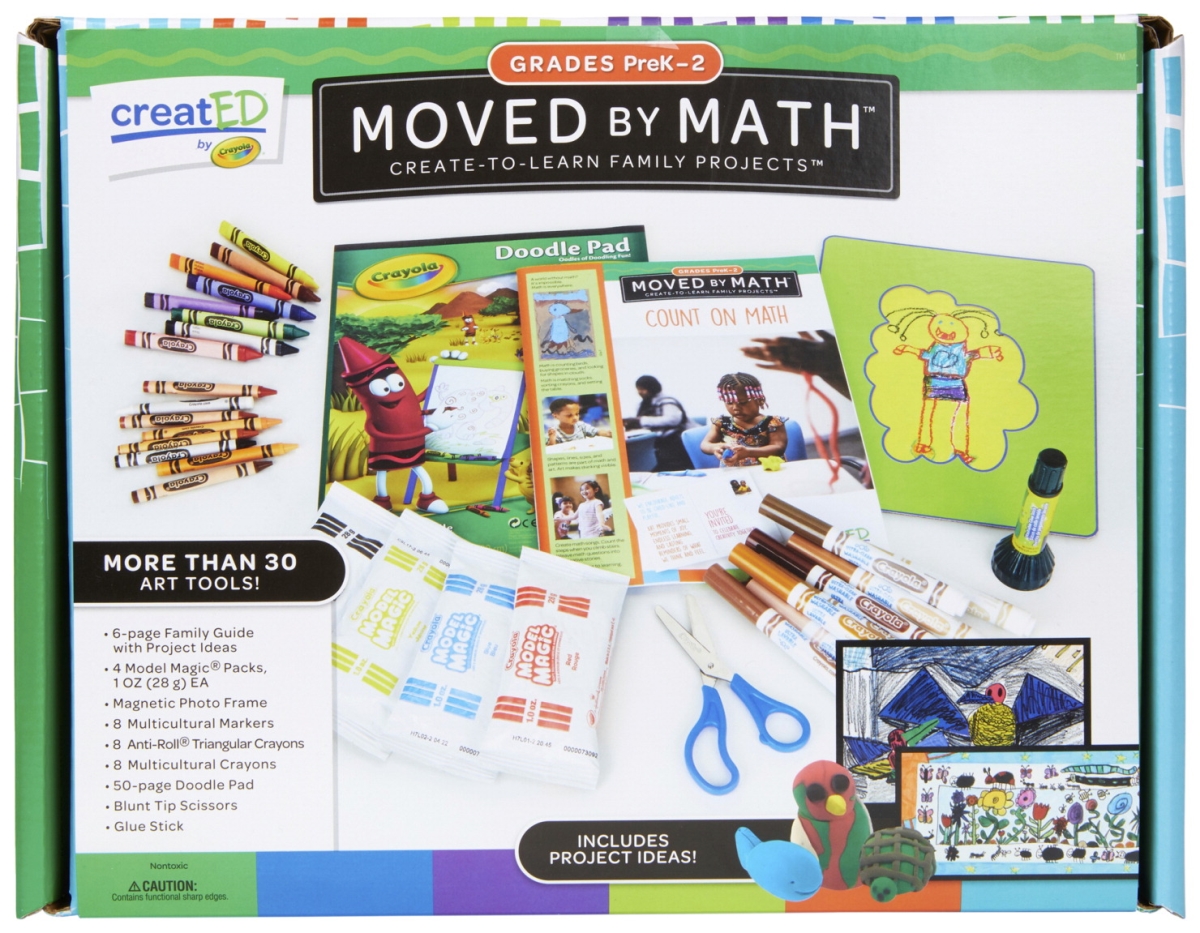 Crayola 2013794 Created Family Engagement Kit - Moved By Math - Grade Prek To 2