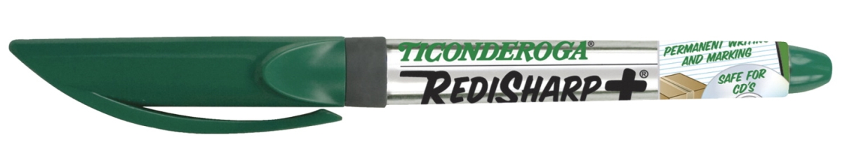 2003301 Redisharp Plus Markers, Green - Pack Of 12