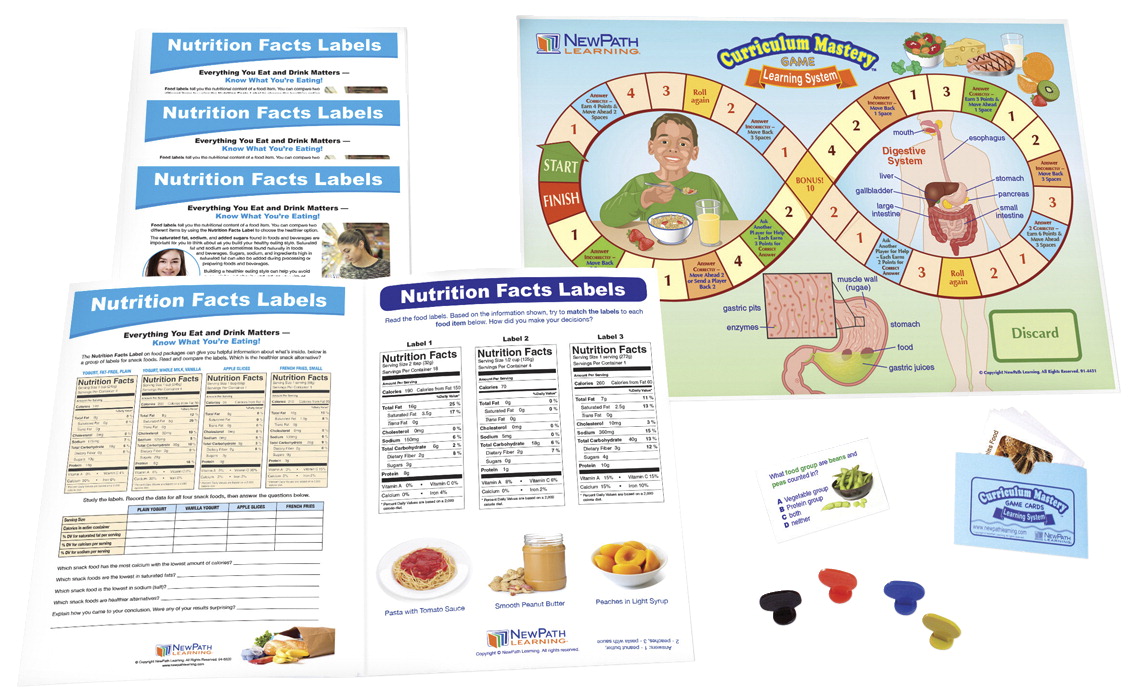 2013517 Understanding Nutrition Facts Learning Center - Grade 5-9