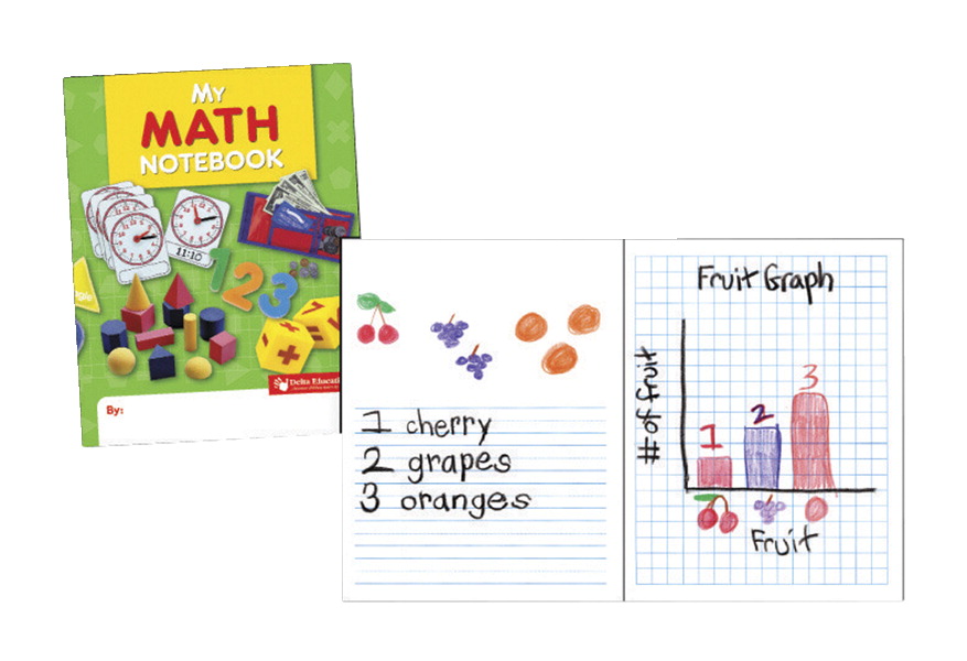100-1315 7 X 9 In. My Math Notebooks Book - Grade Prek-2 - Pack Of 10 - 64 Pages