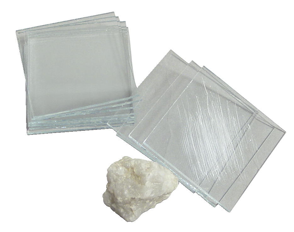 573069 4 X 4 In. Thin Glass Plates