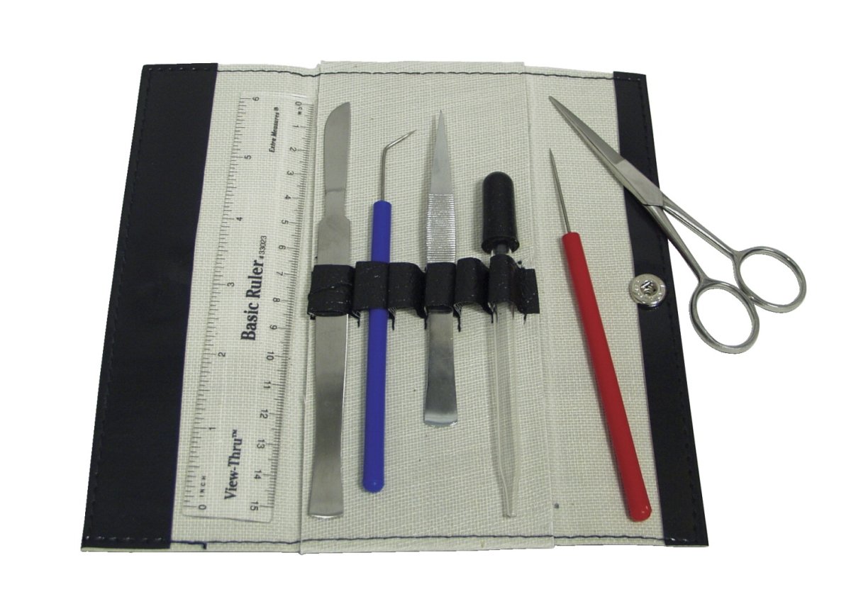 564410 65 Series Student Tri-fold Vinyl Case Dissection Kit - 8 Piece