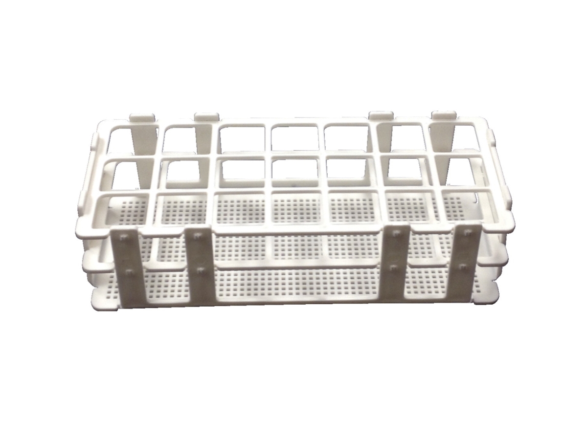 581511 30 Mm Frey Scientific No-wire Autoclavable 21-well Test Tube Rack - 9.75 X 4.13 X 2.75 In.