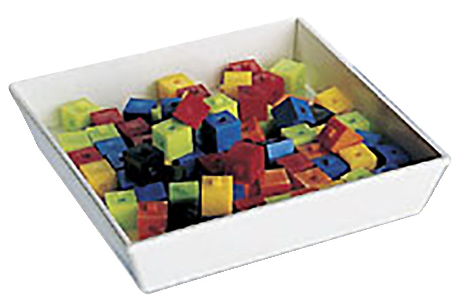 030-5491 Centimeter & Gram Cubes, 10 Assorted Color - Pack Of 100
