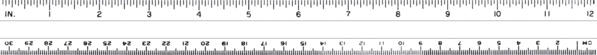 180-2734 Plastic Ruler, Clear - Pack Of 30
