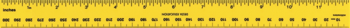 180-2723 Flexible Plastic Ruler - Pack Of 30