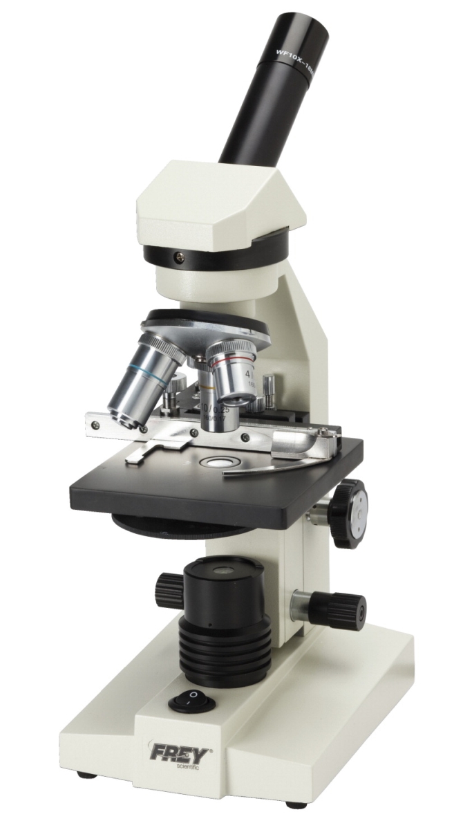 563287 Monocular Led Student Microscope With Mechanical Specimen Holder