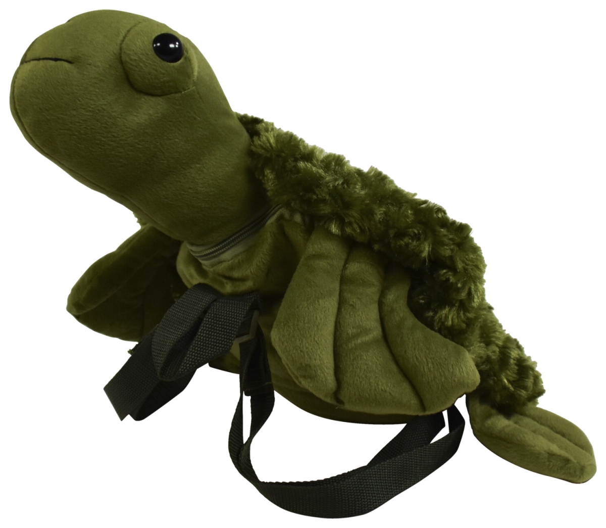 2005623 3 Lbs Weighted Plush Turtle Backpack, Green