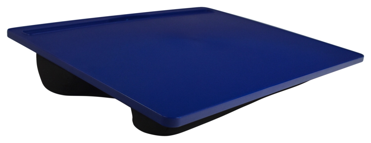 2005624 4 Lbs Weighted Lap Desk, Black & Blue
