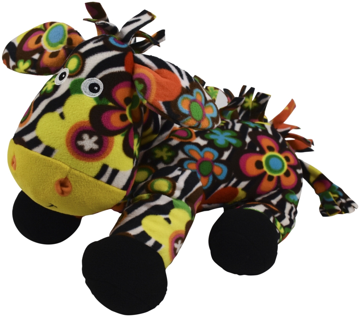 2005626 5 Lbs Zooey The Zebra Weighted Animal, Multi Color