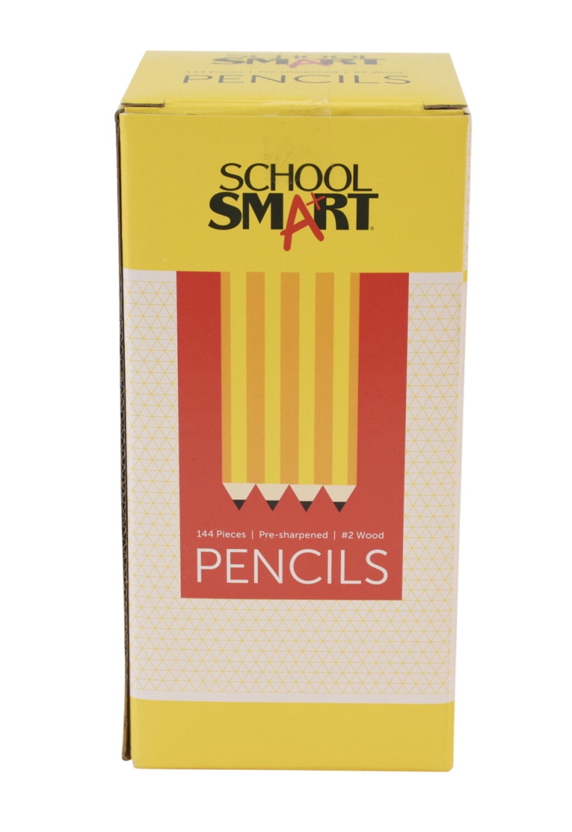 2013407 No.2 Pre-sharpened Hexagonal Pencils, Yellow - Pack Of 144