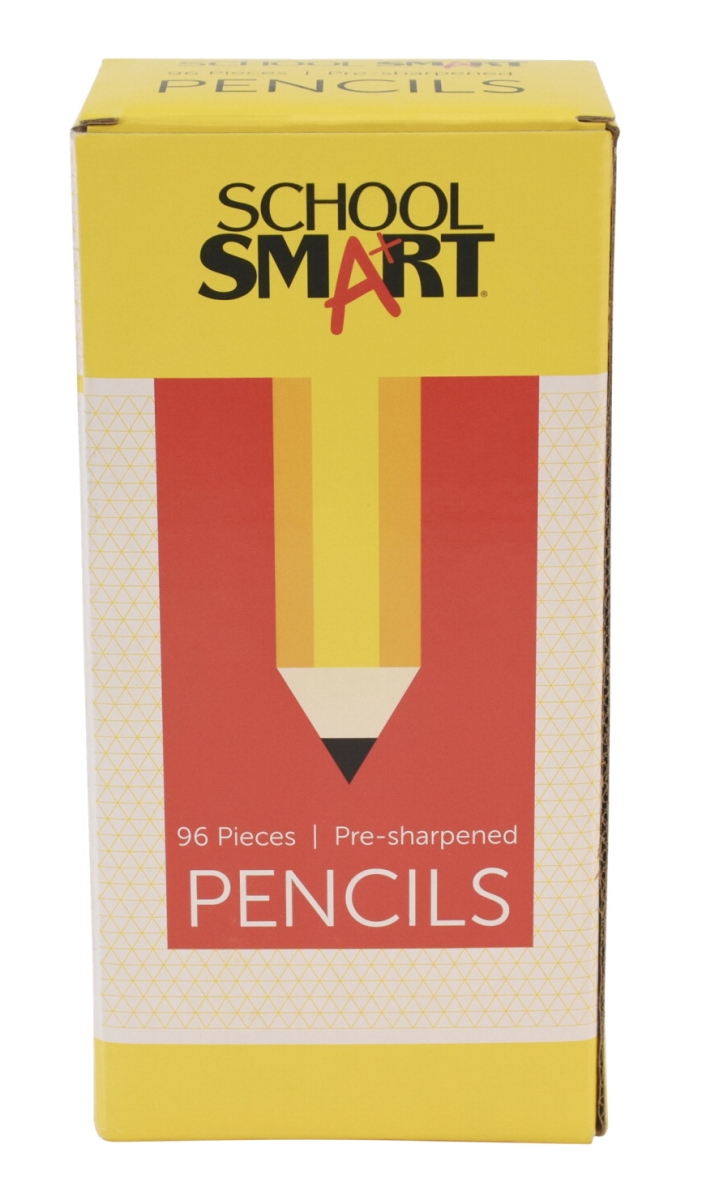 2013405 No.2 Pre-sharpened Hexagonal Pencils, Yellow - Pack Of 96
