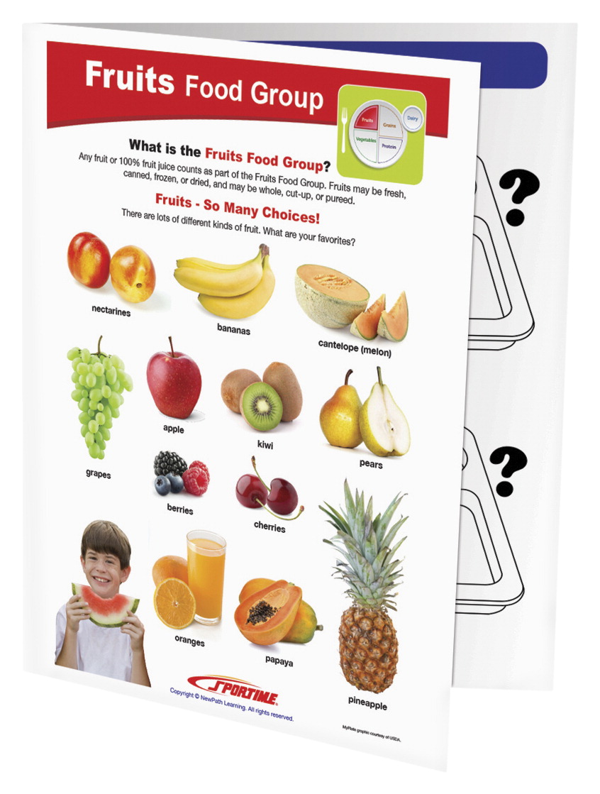 2013493 Fruits Food Group Visual Learning Guide - Grade 1-4