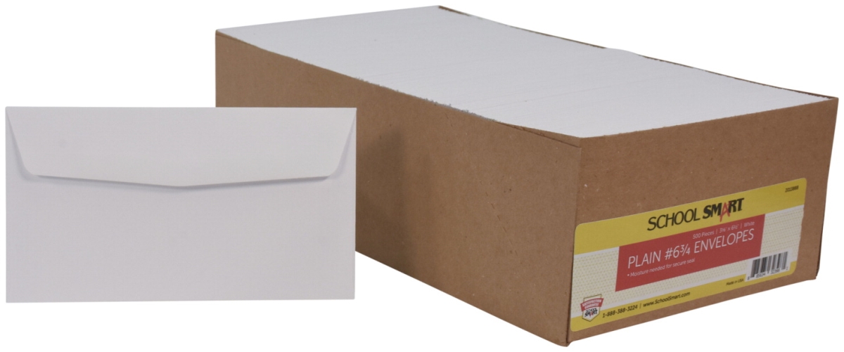 2013888 3.63 X 6.5 In. No.6.75 Envelopes, White - Pack Of 500